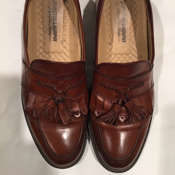 Men Johnston & Murphy Slip-On Shoes-9M - Picture 4 of 8